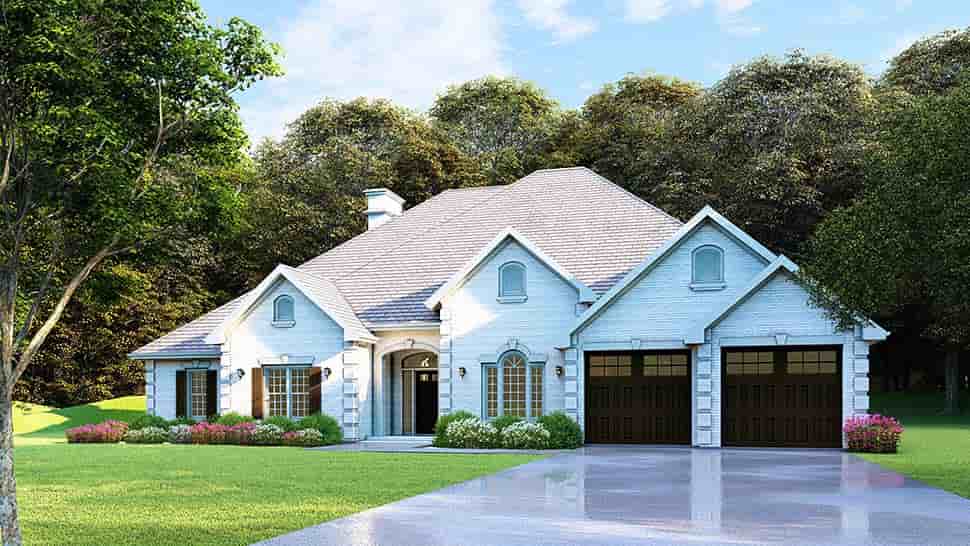 Traditional House Plan 61271 with 4 Beds, 3 Baths, 2 Car Garage Picture 12