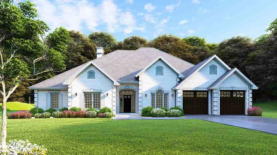 Traditional House Plan 61271 with 4 Beds, 3 Baths, 2 Car Garage Picture 13