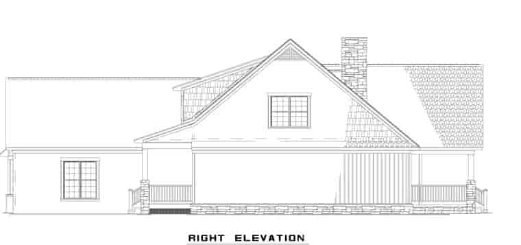 Country House Plan 61332 with 4 Beds, 4 Baths, 2 Car Garage Picture 2