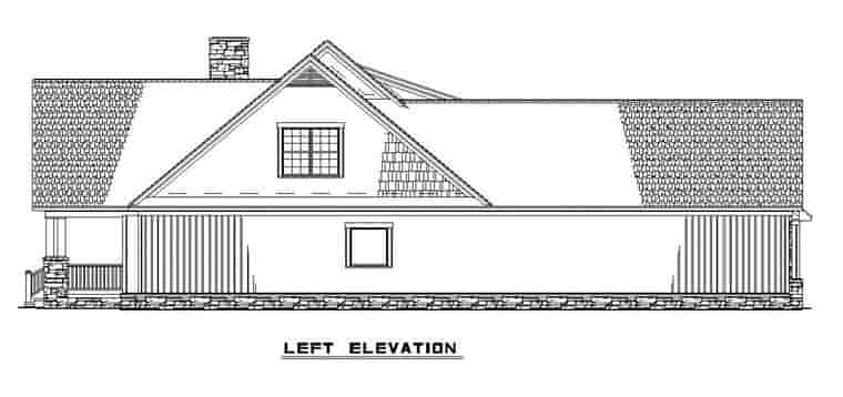 Craftsman House Plan 61395 with 4 Beds, 4 Baths, 2 Car Garage Picture 1