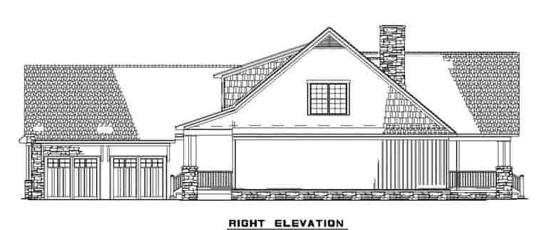 Craftsman House Plan 61395 with 4 Beds, 4 Baths, 2 Car Garage Picture 2