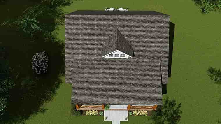 Cabin, Cape Cod, Southern House Plan 61405 with 3 Beds, 3 Baths Picture 5