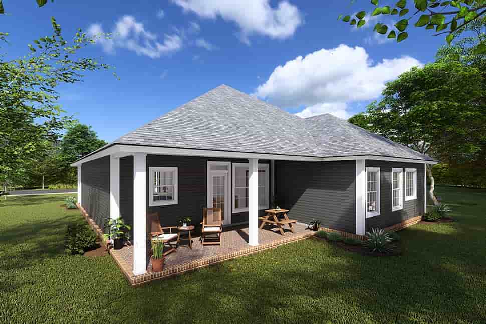 Traditional House Plan 61426 with 3 Beds, 2 Baths, 2 Car Garage Picture 1
