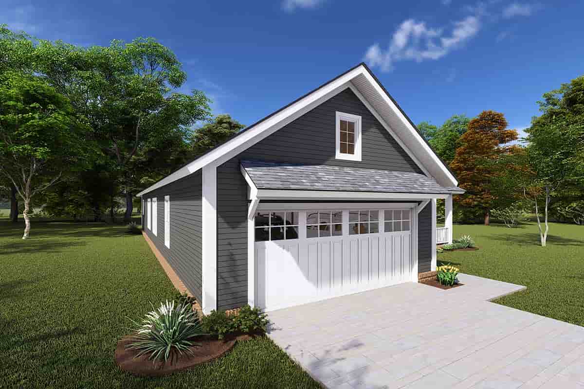 Traditional House Plan 61426 with 3 Beds, 2 Baths, 2 Car Garage Picture 2