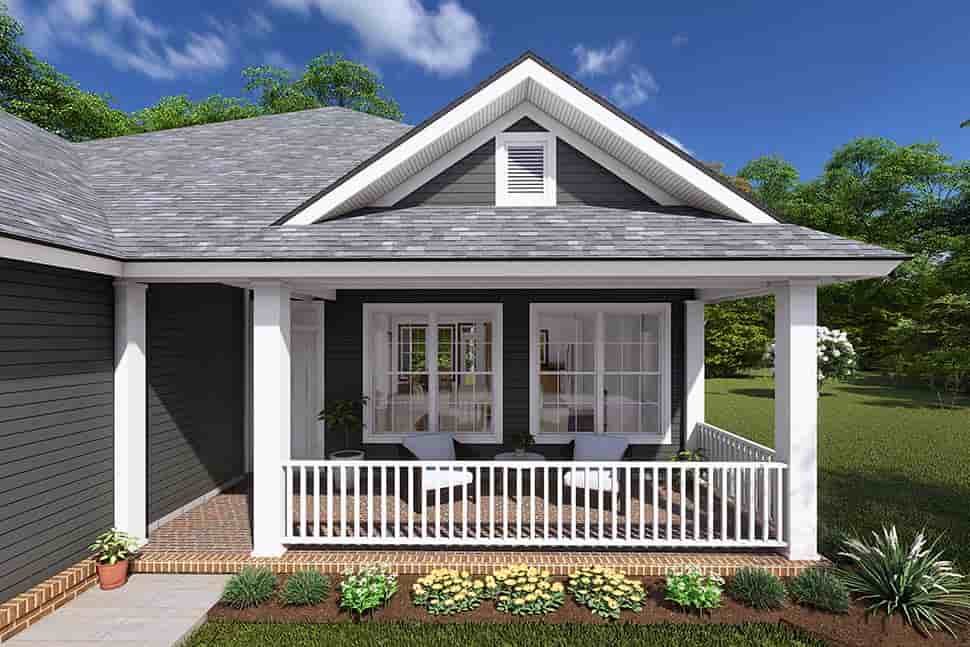 Traditional House Plan 61426 with 3 Beds, 2 Baths, 2 Car Garage Picture 3