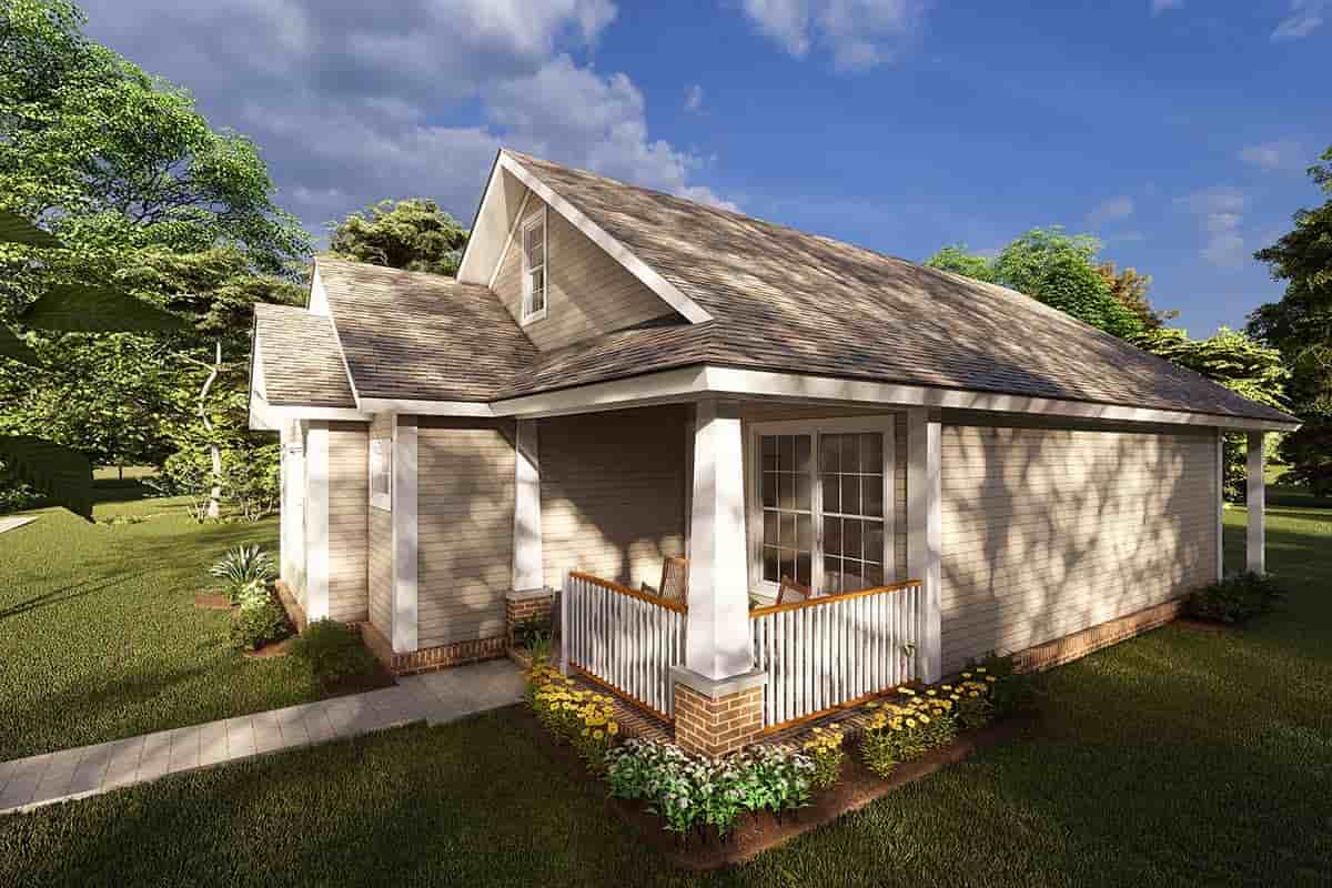 Cottage, Traditional House Plan 61448 with 3 Beds, 2 Baths Picture 1