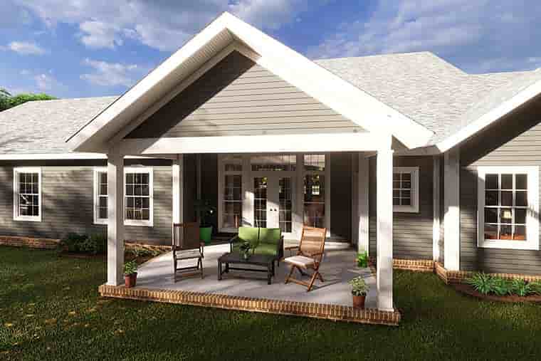 Cottage, Craftsman, Traditional House Plan 61457 with 3 Beds, 3 Baths, 3 Car Garage Picture 5
