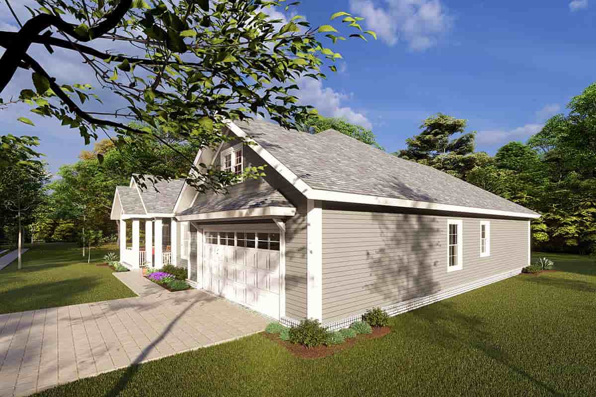 Cottage, Craftsman, Traditional House Plan 61459 with 3 Beds, 2 Baths, 2 Car Garage Picture 1