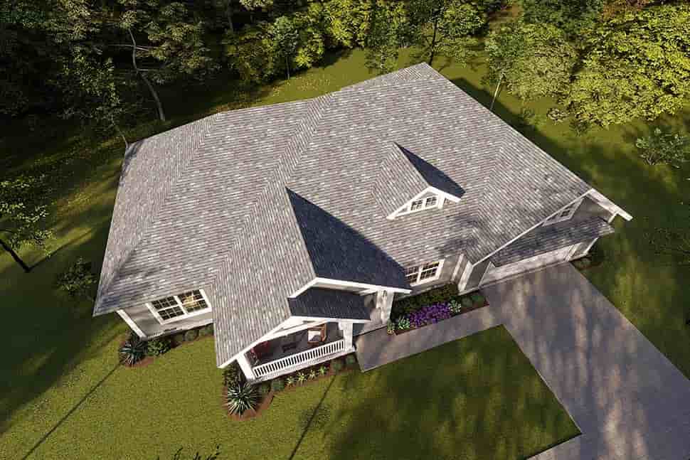 Cottage, Craftsman, Traditional House Plan 61459 with 3 Beds, 2 Baths, 2 Car Garage Picture 3