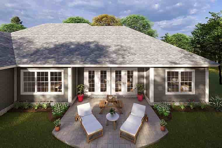 Cottage, Craftsman, Traditional House Plan 61459 with 3 Beds, 2 Baths, 2 Car Garage Picture 5