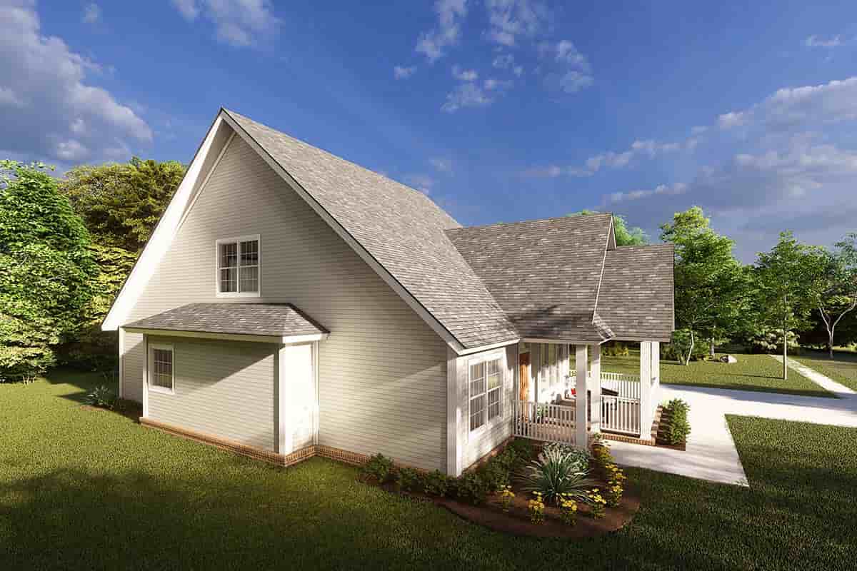 Cottage, Craftsman, Traditional House Plan 61461 with 4 Beds, 4 Baths, 2 Car Garage Picture 2