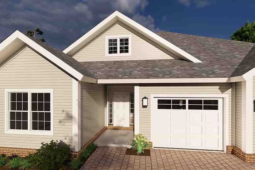 Cottage, Craftsman, Traditional House Plan 61467 with 5 Beds, 3 Baths, 3 Car Garage Picture 7