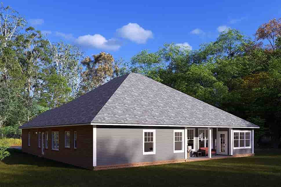 Bungalow, Cottage, Country, Traditional House Plan 61473 with 4 Beds, 4 Baths, 3 Car Garage Picture 4