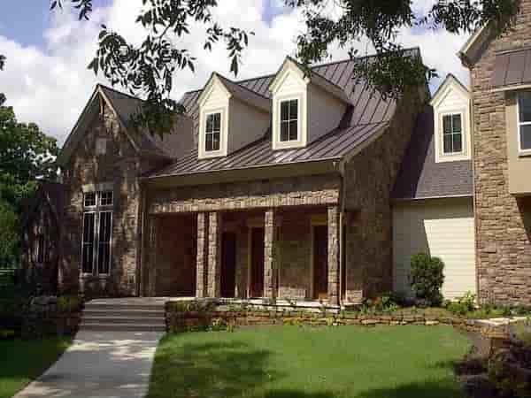Tudor House Plan 61850 with 5 Beds, 5 Baths, 3 Car Garage Picture 2