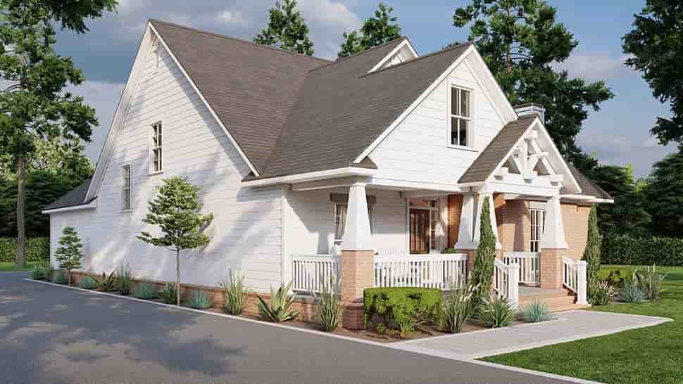Country, Craftsman, Traditional House Plan 62083 with 3 Beds, 3 Baths, 2 Car Garage Picture 3