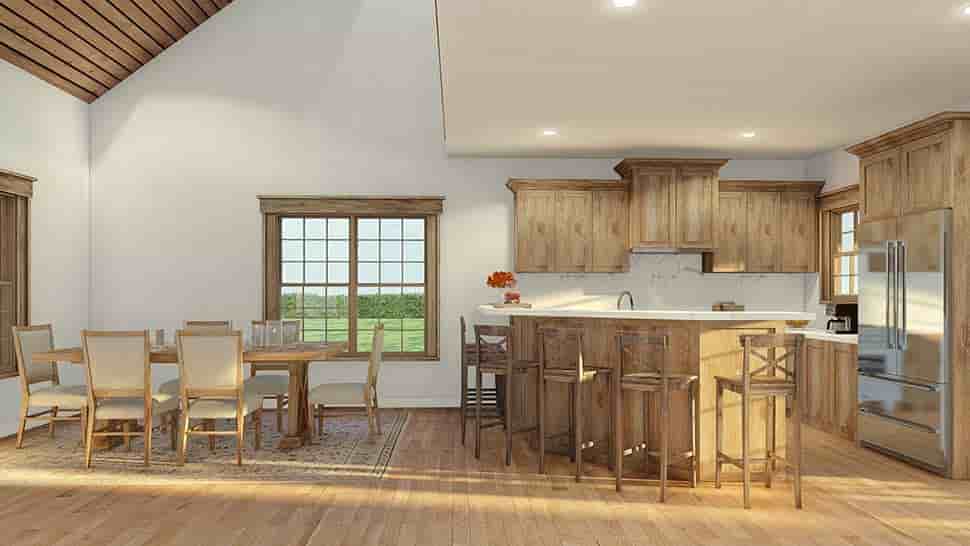 Cabin, Country, Southern House Plan 62118 with 2 Beds, 2 Baths Picture 11
