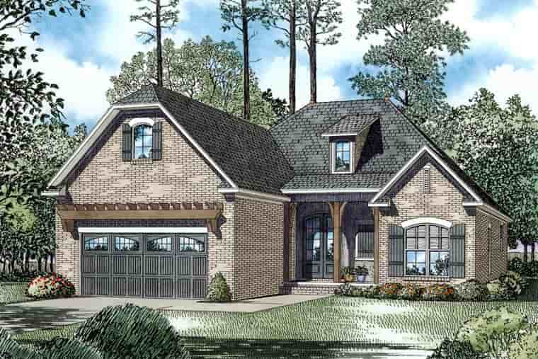 House Plan 62130 with 3 Beds, 2 Baths, 2 Car Garage Picture 1