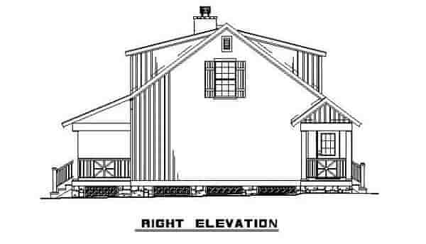 Bungalow, Cabin, Country, Southern House Plan 62131 with 3 Beds, 2 Baths Picture 11