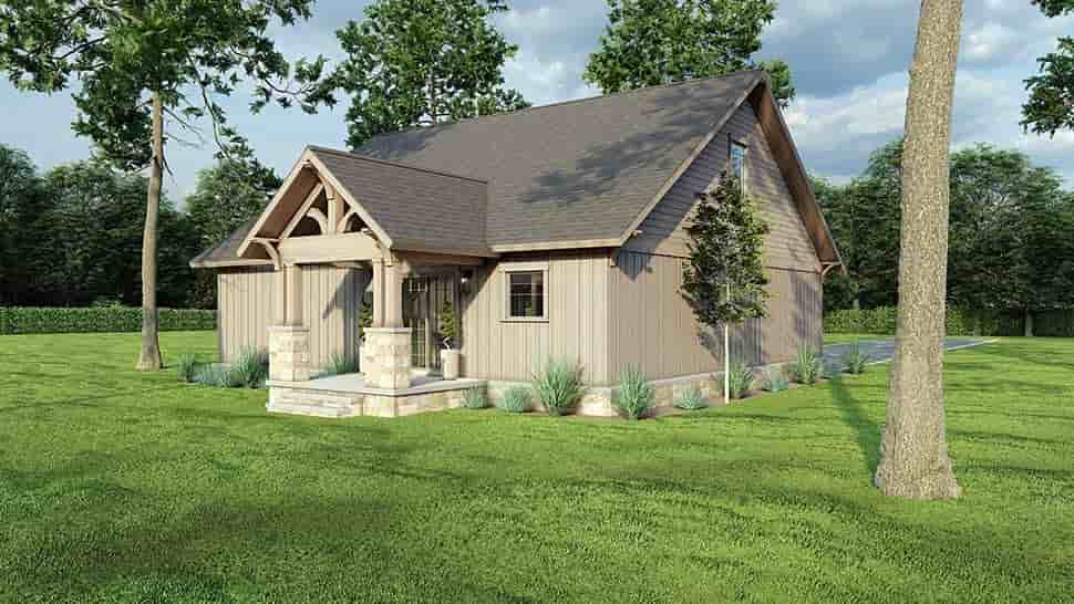 Bungalow, Country, Craftsman House Plan 62178 with 3 Beds, 3 Baths, 2 Car Garage Picture 6