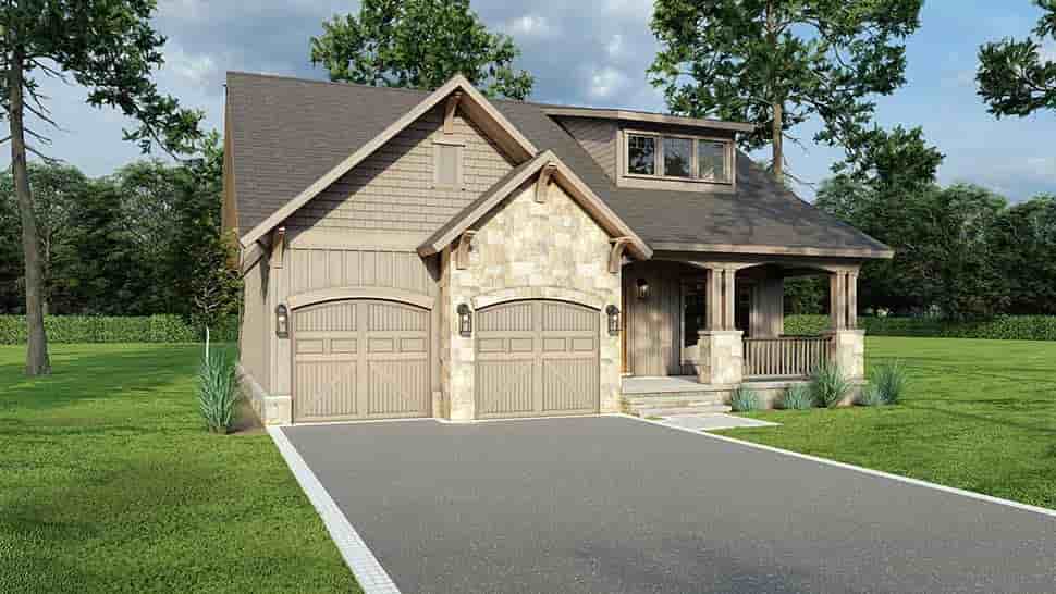 Bungalow, Country, Craftsman House Plan 62178 with 3 Beds, 3 Baths, 2 Car Garage Picture 7