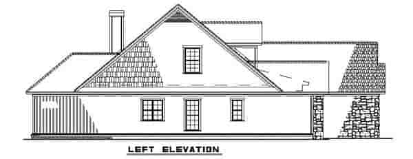 Bungalow, Traditional House Plan 62190 with 4 Beds, 3 Baths, 2 Car Garage Picture 1