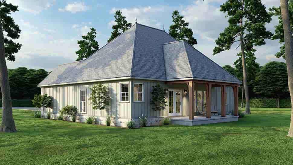 House Plan 62398 with 3 Beds, 2 Baths, 2 Car Garage Picture 6