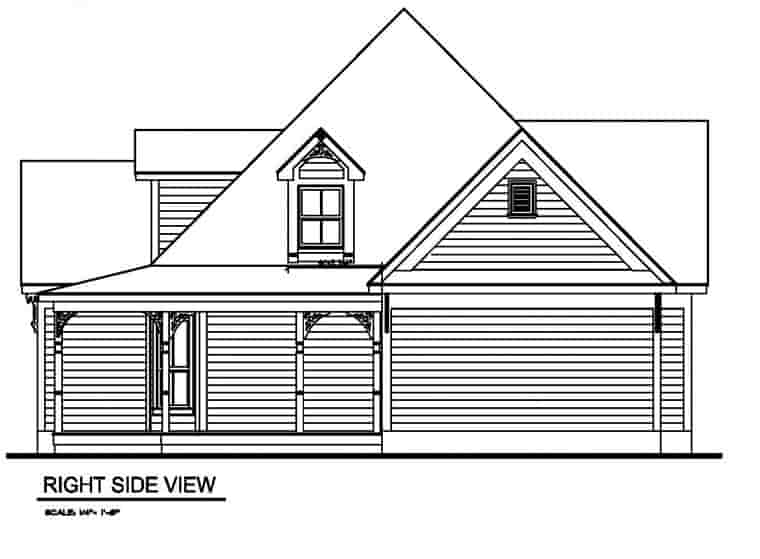 Victorian House Plan 62405 with 3 Beds, 2 Baths Picture 2