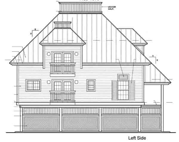 Coastal House Plan 63110 with 3 Beds, 2 Baths Picture 1