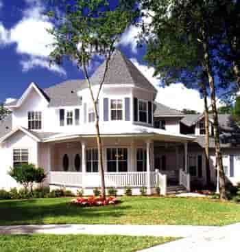 Cottage, Southern, Traditional, Victorian House Plan 63340 with 4 Beds, 4 Baths, 3 Car Garage Picture 1