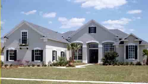 Contemporary, Florida, Mediterranean, One-Story House Plan 63369 with 4 Beds, 4 Baths, 3 Car Garage Picture 5