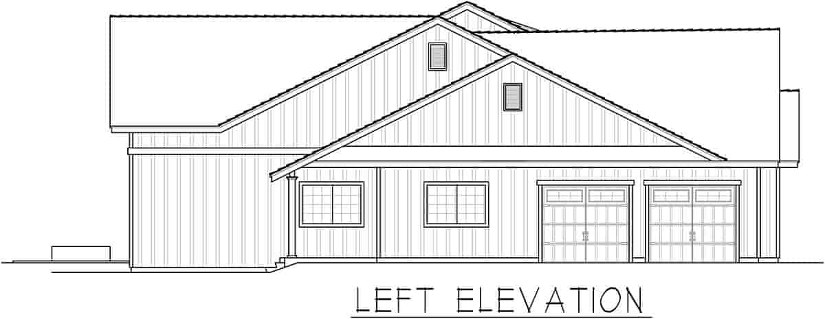 Farmhouse House Plan 63562 with 3 Beds, 3 Baths, 2 Car Garage Picture 2