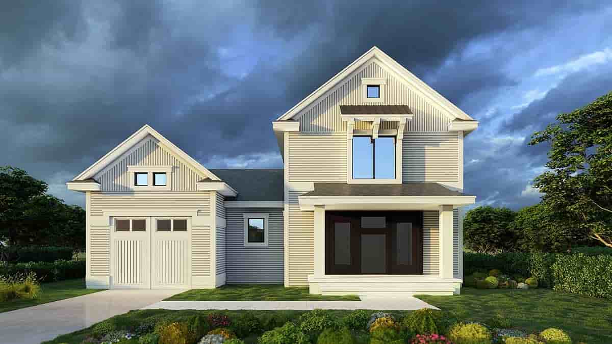 Country, Craftsman, Farmhouse House Plan 63570 with 3 Beds, 2 Baths, 2 Car Garage Picture 1