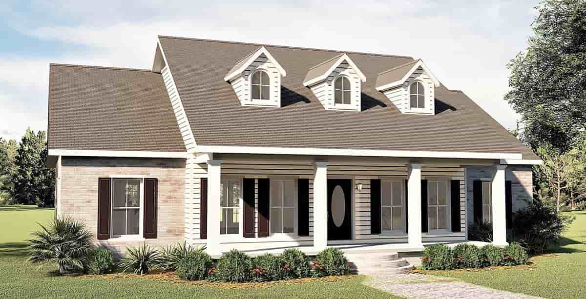Country, One-Story, Southern House Plan 64501 with 3 Beds, 3 Baths Picture 2