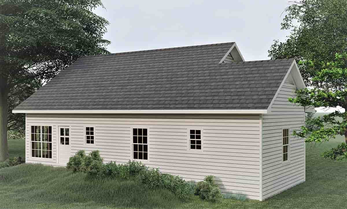 Country House Plan 64575 with 3 Beds, 2 Baths Picture 2