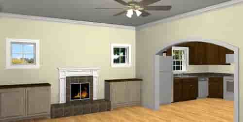 Cottage, Country, Southern House Plan 64584 with 3 Beds, 2 Baths Picture 1