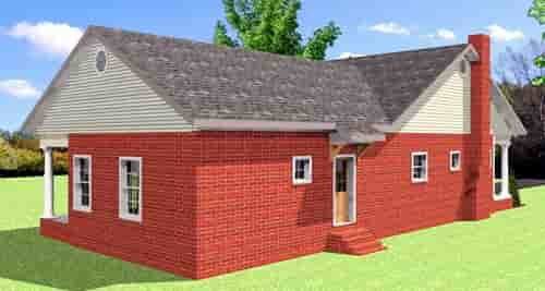 Cottage, Country, Southern House Plan 64584 with 3 Beds, 2 Baths Picture 3