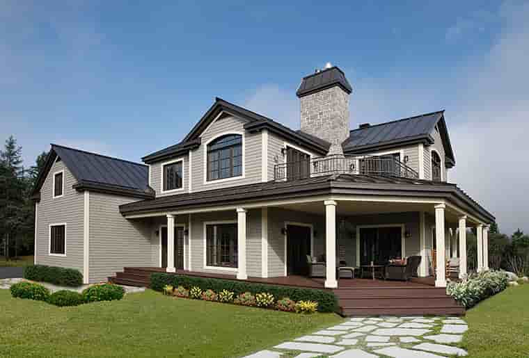 Country, Traditional House Plan 65237 with 3 Beds, 3 Baths, 2 Car Garage Picture 1