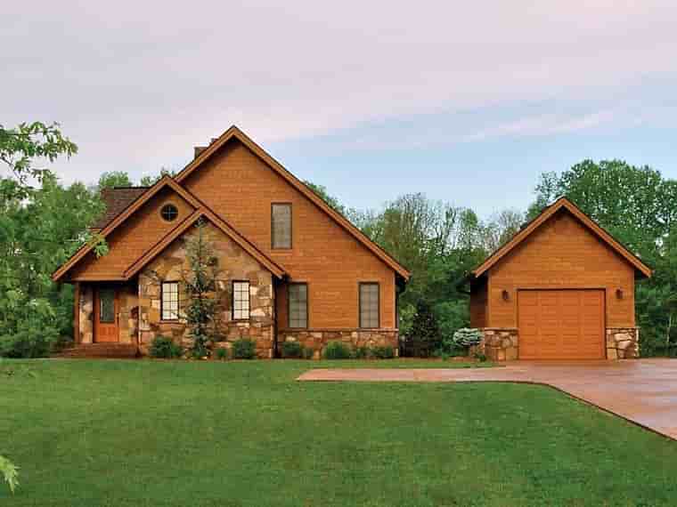 Bungalow, Cottage, Country, Craftsman House Plan 65246 with 3 Beds, 2 Baths Picture 1