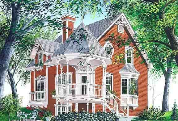 Country, Farmhouse, Victorian House Plan 65250 with 3 Beds, 3 Baths Picture 1
