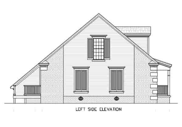 Cape Cod, Country House Plan 65640 with 2 Beds, 1 Baths Picture 2