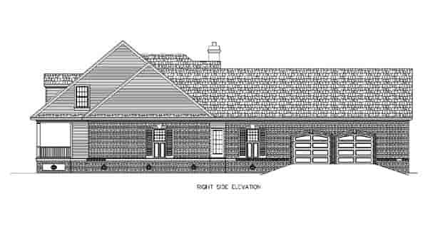 Cape Cod, Country House Plan 65663 with 4 Beds, 4 Baths, 2 Car Garage Picture 2
