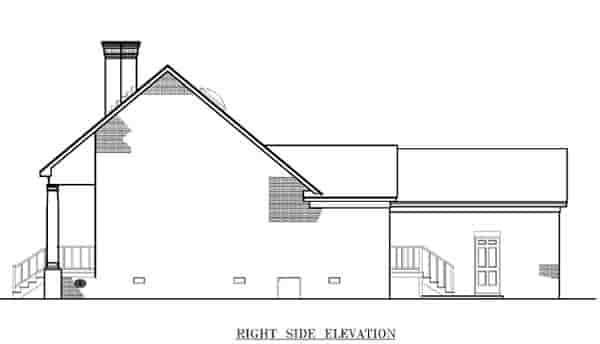 One-Story, Southwest House Plan 65682 with 3 Beds, 2 Baths, 2 Car Garage Picture 2