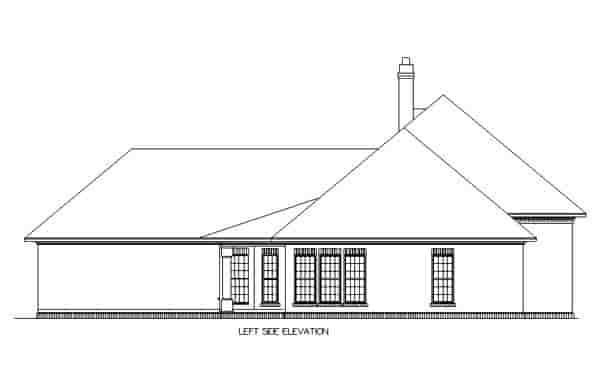 Country, One-Story, Traditional House Plan 65697 with 3 Beds, 2 Baths, 2 Car Garage Picture 1