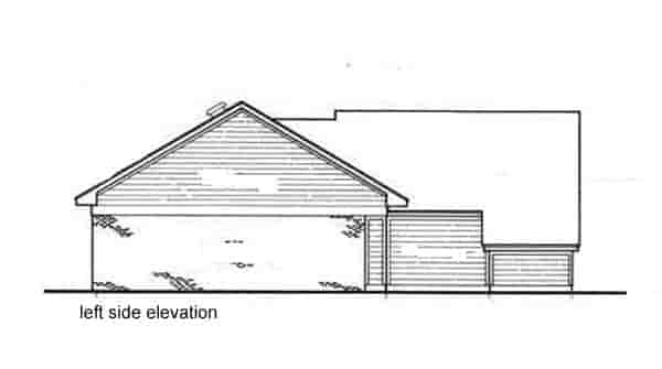 One-Story, Traditional House Plan 65707 with 3 Beds, 2 Baths, 2 Car Garage Picture 1