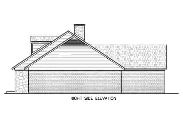 One-Story, Ranch House Plan 65769 with 4 Beds, 3 Baths, 2 Car Garage Picture 1