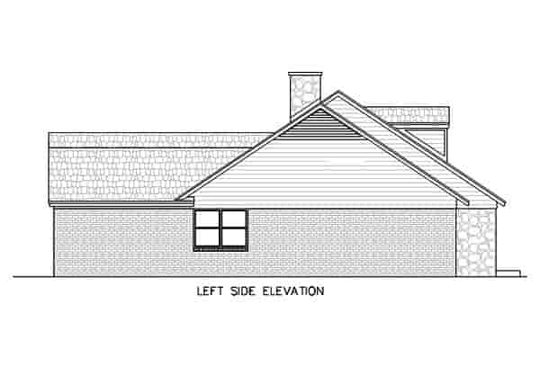 One-Story, Ranch House Plan 65769 with 4 Beds, 3 Baths, 2 Car Garage Picture 2