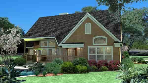Traditional House Plan 65801 with 3 Beds, 2 Baths, 2 Car Garage Picture 2