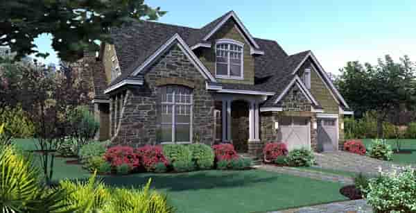 Cottage, Craftsman, Southern, Traditional, Tuscan House Plan 65868 with 3 Beds, 3 Baths, 2 Car Garage Picture 3
