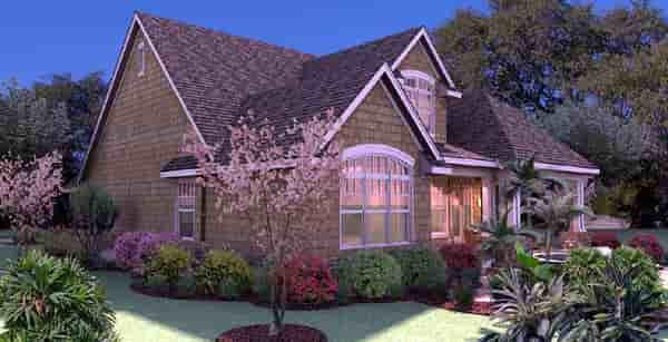 Cottage, Craftsman, Southern, Traditional, Tuscan House Plan 65868 with 3 Beds, 3 Baths, 2 Car Garage Picture 4