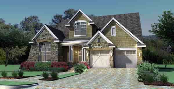 Cottage, Craftsman, Southern, Traditional, Tuscan House Plan 65868 with 3 Beds, 3 Baths, 2 Car Garage Picture 5
